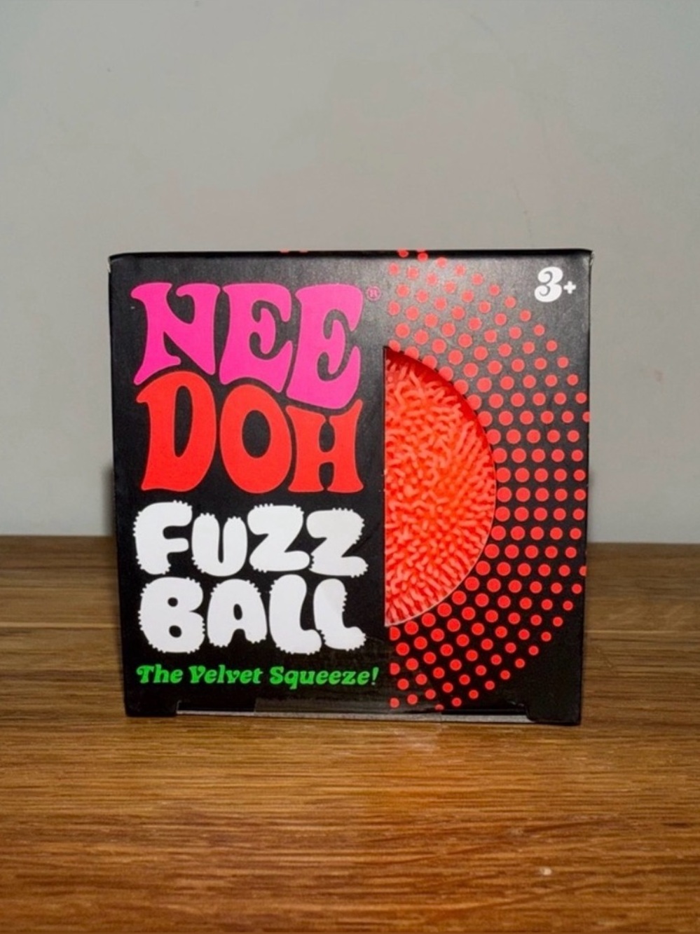 NeeDoh Fuzz Ball Squishy - Orange Squishy Sensory Fidget